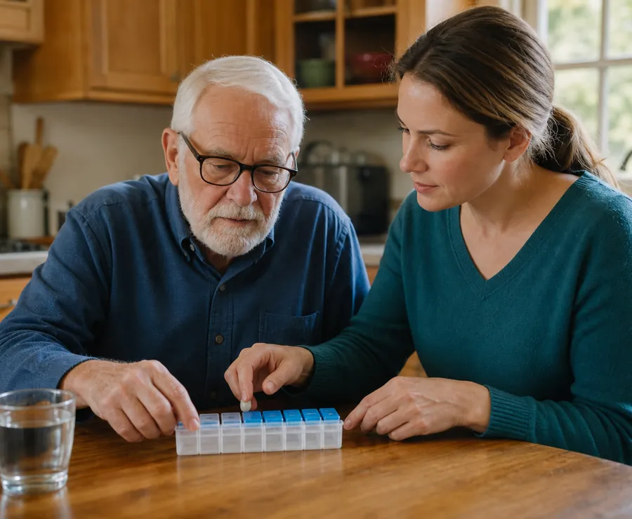 Medication reminders at home